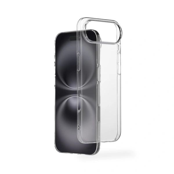 Hama Slim Protect, kryt pro Apple iPhone Air, ultra tenký, 20 % recyklovaných materiálů, průhledný