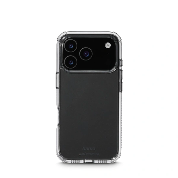 Hama Extreme Protect, kryt pro Apple iPhone 17 Pro, materiál D3O®, nežloutne, průhledný