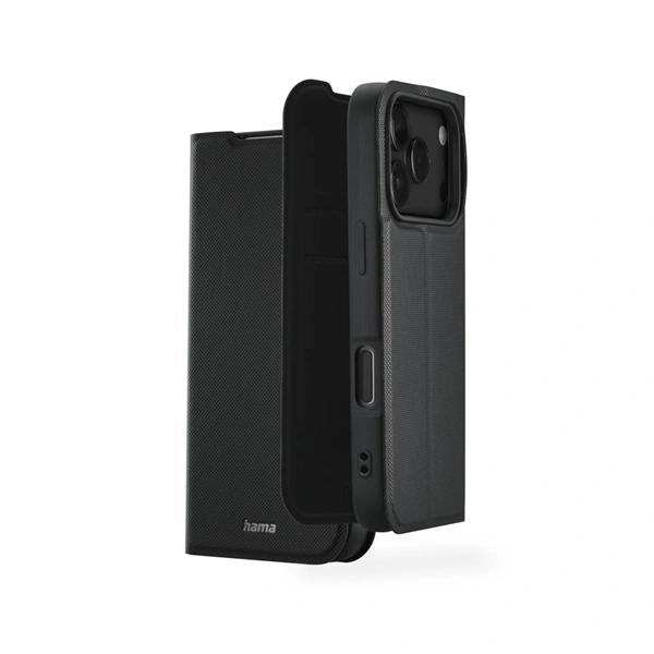Hama Daily Protect, pouzdro-knížka pro Apple iPhone 17 Pro, funkce stojanu, černé