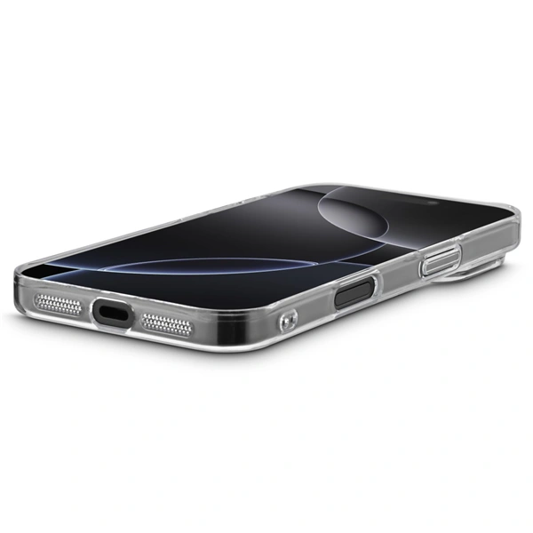Hama Slim Protect, kryt pro Apple iPhone 17 Pro, ultra tenký, 20 % recyklov. materiálů, průhledný