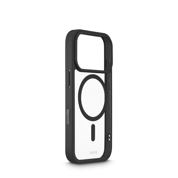 Hama Frame Protect, kryt pro Apple iPhone 17 Pro, magnetický, průhledný/černý 