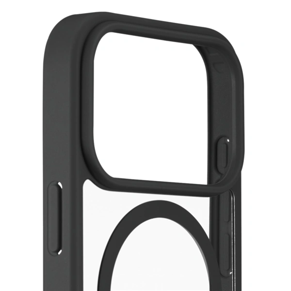 Hama Frame Protect, kryt pro Apple iPhone 17 Pro, magnetický, průhledný/černý 