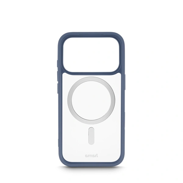Hama Frame Protect, kryt pro Apple iPhone 17 Pro, magnetický, průhledný/modrý