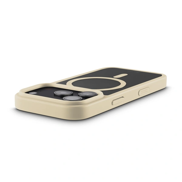 Hama Frame Protect, kryt pro Apple iPhone 17 Pro, magnetický, průhledný/béžový