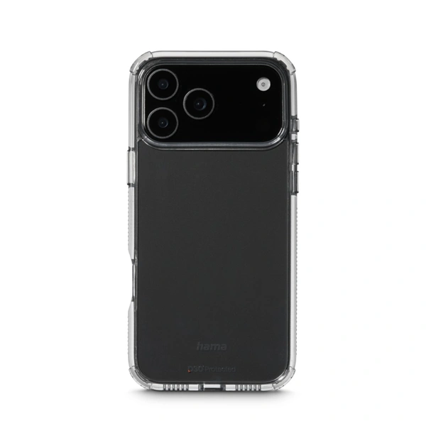 Hama Extreme Protect, kryt pro Apple iPhone 17 Pro Max, materiál D3O®, nežloutne, průhledný