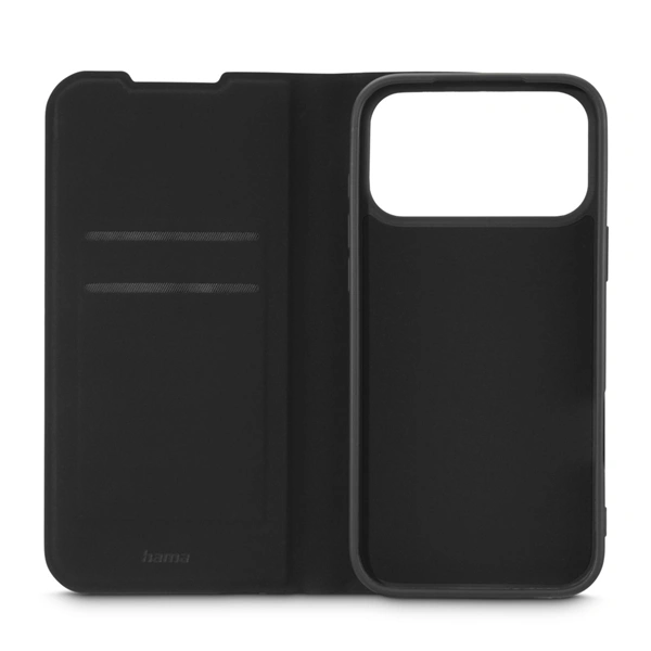 Hama Daily Protect, pouzdro-knížka pro Apple iPhone 17 Pro Max, funkce stojanu, černé