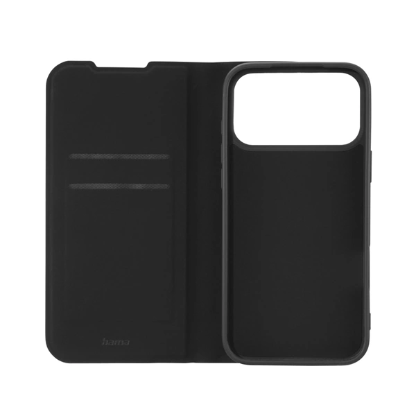 Hama Daily Protect, pouzdro-knížka pro Apple iPhone 17 Pro Max, funkce stojanu, černé