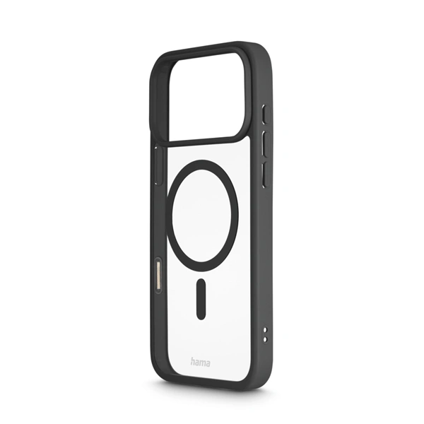 Hama Frame Protect, kryt pro Apple iPhone 17 Pro Max, magnetický, průhledný/černý 