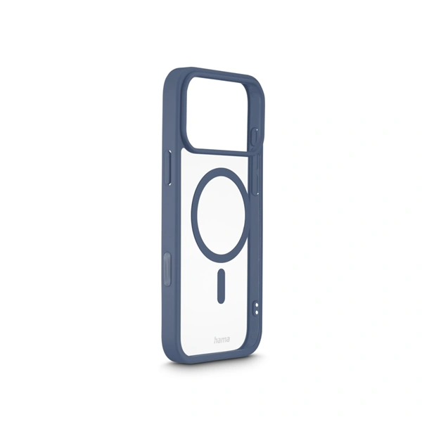 Hama Frame Protect, kryt pro Apple iPhone 17 Pro Max, magnetický, průhledný/modrý