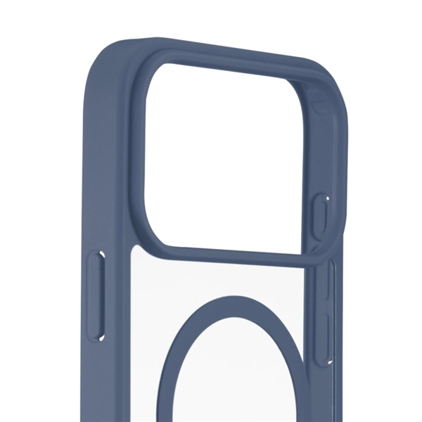 Hama Frame Protect, kryt pro Apple iPhone 17 Pro Max, magnetický, průhledný/modrý