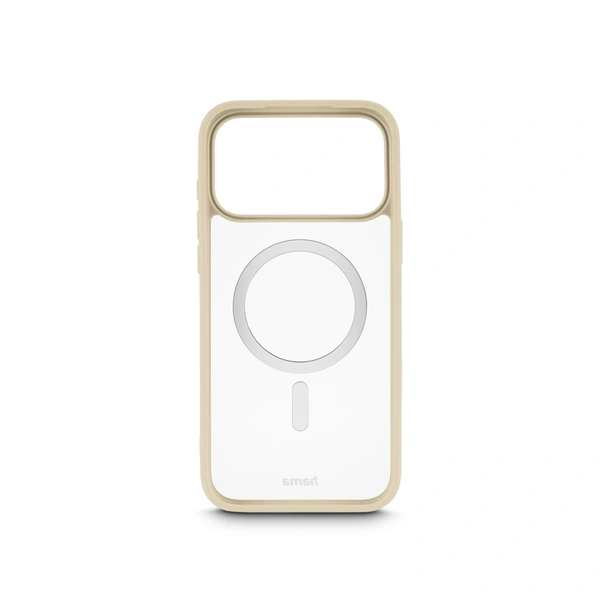 Hama Frame Protect, kryt pro Apple iPhone 17 Pro Max, magnetický, průhledný/béžový