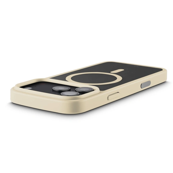 Hama Frame Protect, kryt pro Apple iPhone 17 Pro Max, magnetický, průhledný/béžový