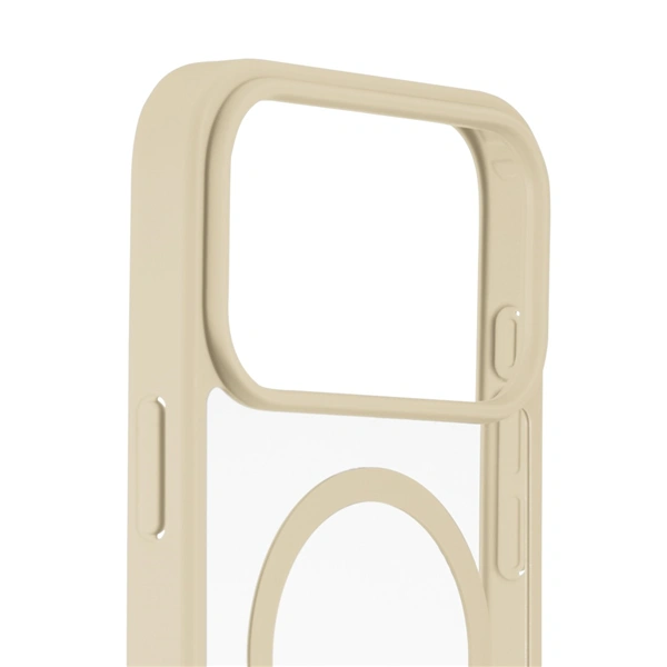 Hama Frame Protect, kryt pro Apple iPhone 17 Pro Max, magnetický, průhledný/béžový