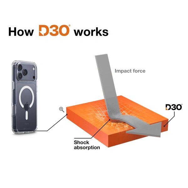 Hama Extreme Protect, kryt pro Apple iPhone 17 Pro Max, magnetický, D3O®, nežloutne, průhledný