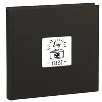 Hama album klasické FINE ART 30x30 cm, 100 stran, černá, černé listy