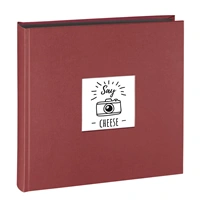 Hama album klasické FINE ART 30x30 cm, 100 stran, bordó, černé listy