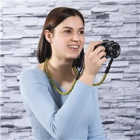 Hama Braid 120, popruh na fotoapart, dlka 120 cm, ern/lut