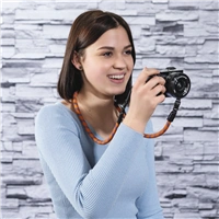 Hama Braid 120, popruh na fotoapart, dlka 120 cm, oranov/modr