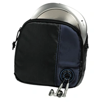 Hama CD Player Bag for Player and 3 CDs, black/blue