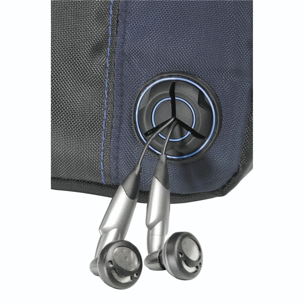 Hama pouzdro na přenosný CD přehrávač a 3 CD, černé/modré