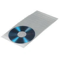 Hama ochranný obal pro CD/DVD, 100ks/bal, transparentní