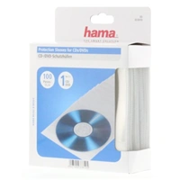 Hama ochranný obal pro CD/DVD, 100ks/bal, transparentní