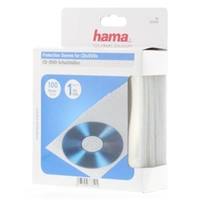 Hama ochrann obal pro CD/DVD, 100ks/bal, transparentn