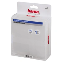 Hama ochrann obal pro CD/DVD, 100ks/bal, transparentn