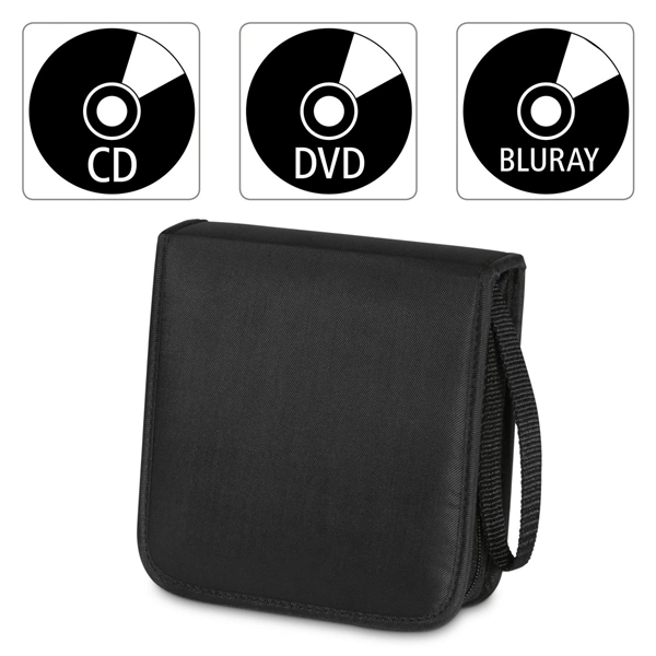 Hama Wallet 20, pouzdro pro 20 CD/DVD/Blu-ray disků, polyester, černé