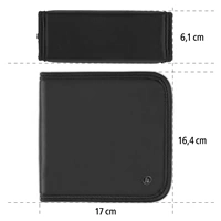 Hama pouzdro CD Wallet Nylon 40, barva ern