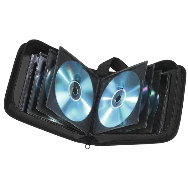 Hama Wallet 40, pouzdro pro 40 CD/DVD/Blu-ray disků, polyester, černé
