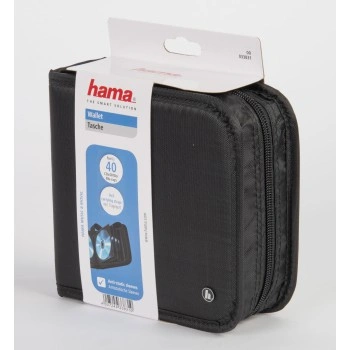 Hama pouzdro CD Wallet Nylon 40, barva černá