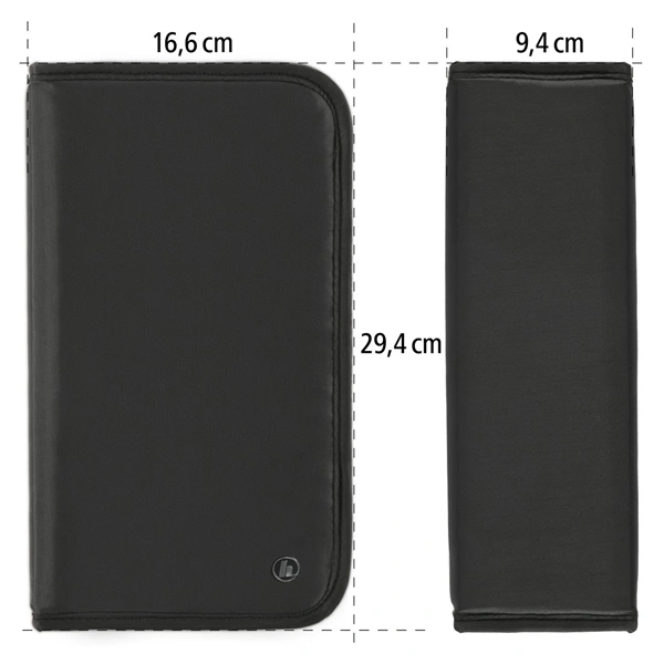 Hama pouzdro CD Wallet Nylon 120, barva černá