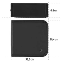 Hama pouzdro CD Wallet Nylon 160, barva ern