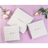 Hama album klasick spirlov ROMANCE 28x24 cm, 40 stran, ern listy