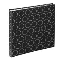 Hama album klasické IVY 30x30 cm, 80 stran, erná, bílé listy