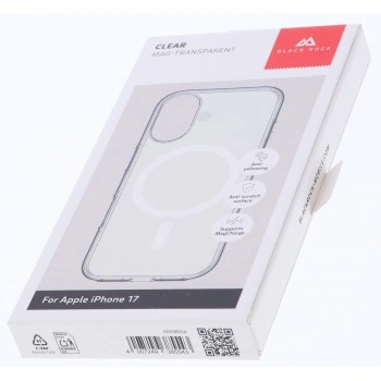 Black Rock Mag Clear Case, kryt pro Apple iPhone 17, magnetický, průhledný
