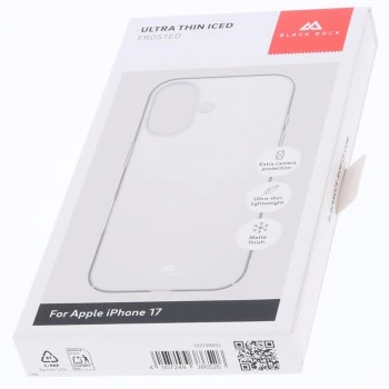 Black Rock Ultra Thin Iced, kryt pro Apple iPhone 17, matný průhledný