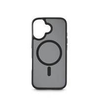 Black Rock Hybrid Case, kryt pro Apple iPhone 17, magnetický, matný, poloprůhledný černý