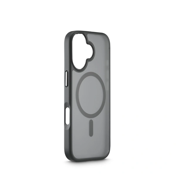 Black Rock Hybrid Case, kryt pro Apple iPhone 17, magnetický, matný, poloprůhledný černý