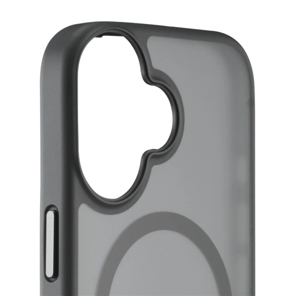 Black Rock Hybrid Case, kryt pro Apple iPhone 17, magnetický, matný, poloprůhledný černý