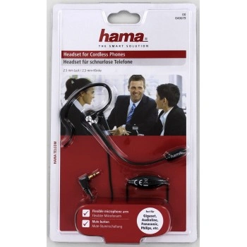 Hama Headset for Cordless Phones, 2.5 mm jack 