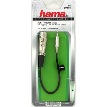 Hama Câble XLR audio prise XLR/jack 3.5 mm stereo pas cher 