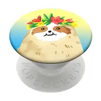 PopSockets PopGrip Gen.2, Aloha Sloth Gradient, lenochod na duhovém podkladu