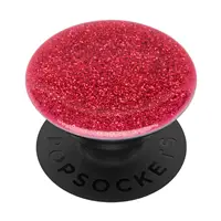 PopSockets PopGrip Gen.2, Glitter Red, ervené tpytky zalité v pryskyici
