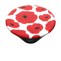 PopSockets PopTop Gen.2, Scandi Poppies, červené máky, výměnný vršek