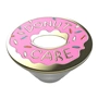 PopSockets PopTop Gen.2, Donut Care Enamel, smalt+kov, růžová kobliha, výměnný vršek