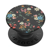 PopSockets PopGrip Gen.2, Micro Blossom, drobné kvítky na černém podkladu
