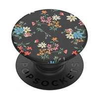 PopSockets PopGrip Gen.2, Micro Blossom, drobné kvítky na erném podkladu