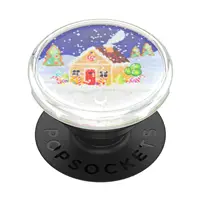 PopSockets PopGrip Gen.2, Tidepool Candy Cane Lane, zimní chaloupka v tekutin se snhem